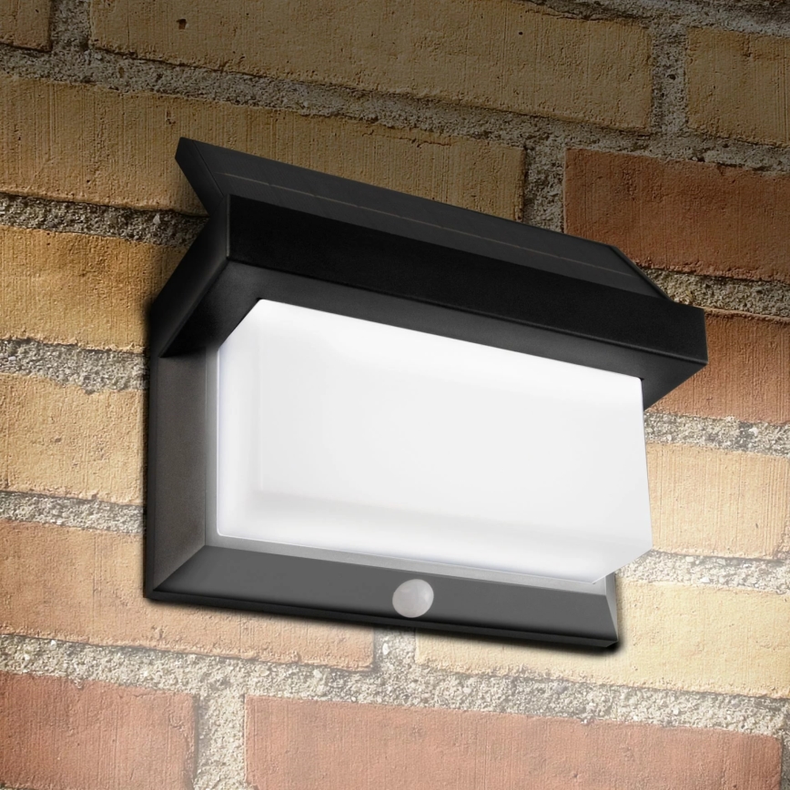 LED Päikesepaneeliga seinavalgusti koos anduriga TONY LED/3,7V 1800 mAh IP44
