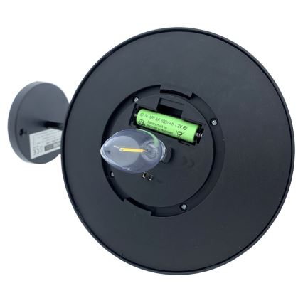 LED Päikesepaneeliga seinavalgusti LED/0,5W/1,2V IP44 must