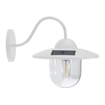 LED Päikesepaneeliga seinavalgusti LED/0,5W/1,2V IP44 valge