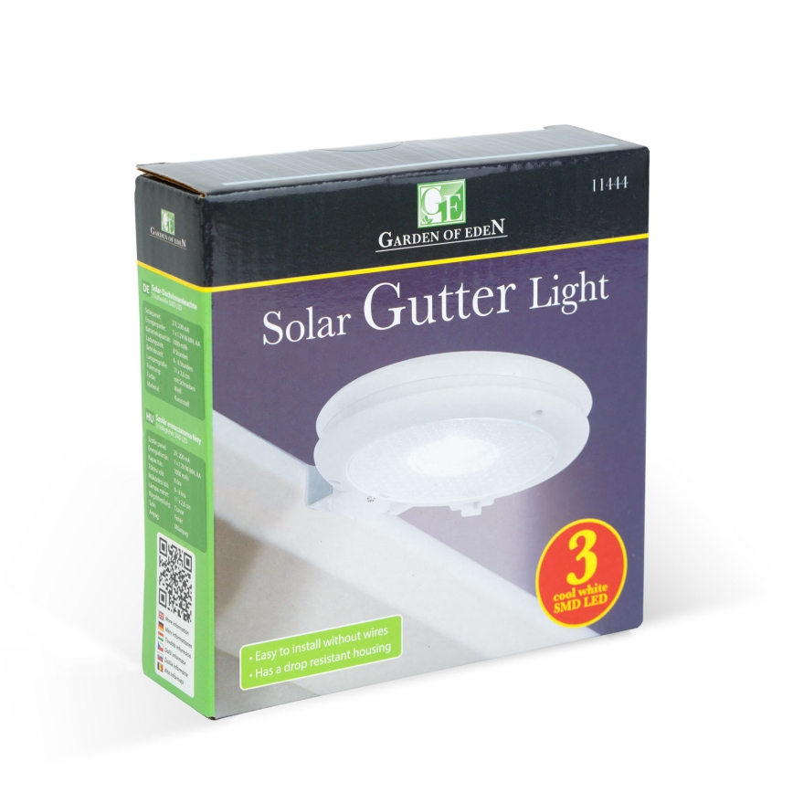 LED päikesepaneeliga seinavalgusti LED/1,2V 1000 mAh IP44 valge