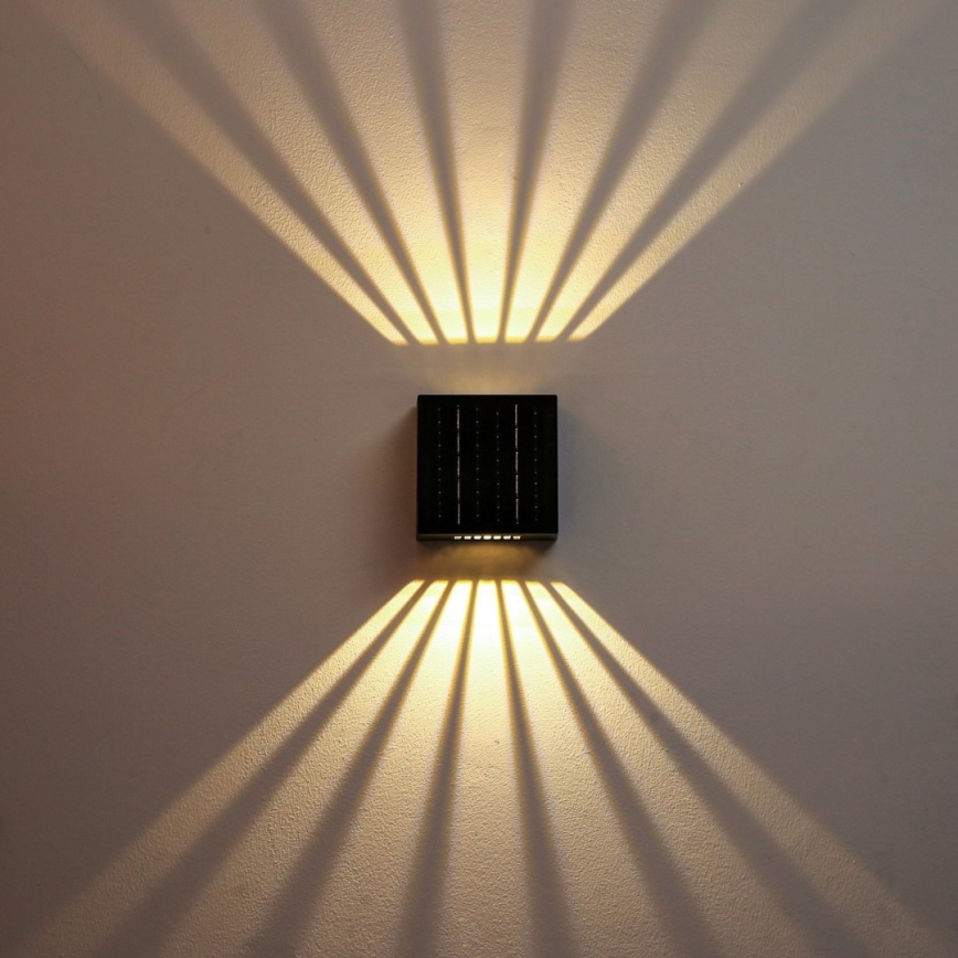 LED Päikesepaneeliga seinavalgusti LED/2W/3,7V 4000K IP44