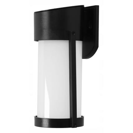LED päikesepaneeliga seinavalgusti LED/3,7V 300 mAh IP44 must