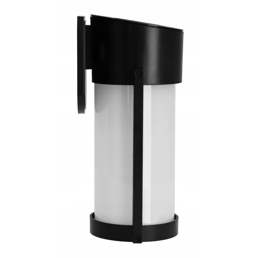 LED päikesepaneeliga seinavalgusti LED/3,7V 300 mAh IP44 must