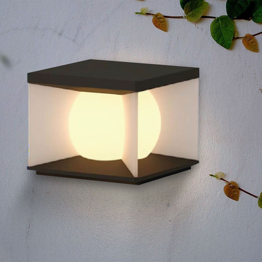 LED Hämardatav päikesepaneeliga Seinavalgusti LED/3W/3,7V IP65 3000K + kaugjuhtimispult