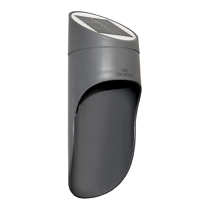 LED Päikesepaneeliga seinavalgusti PALESA LED/1W/3,7V IP65 1800 mAh hall