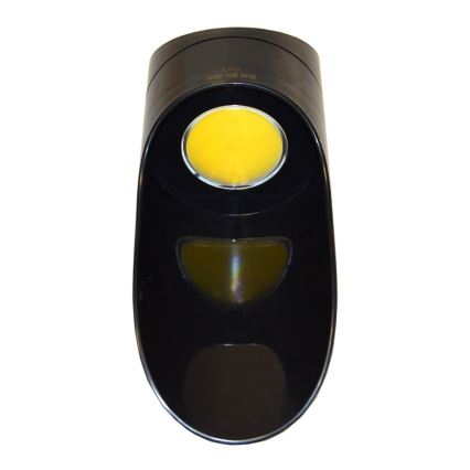 LED Päikesepaneeliga seinavalgusti PALESA LED/1W/3,7V IP65 1800 mAh must