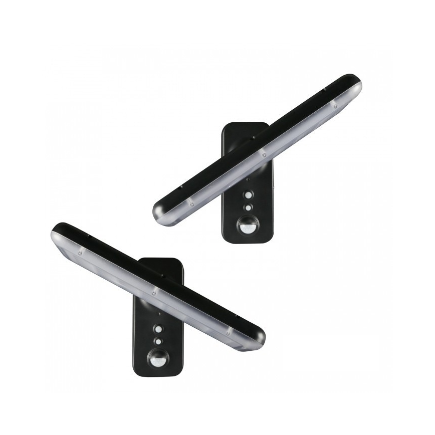 LED päikeseenergiaga seinavalgusti anduriga PHOENIX LED/15W/3,2V 3000/4000K IP65 6000 mAh