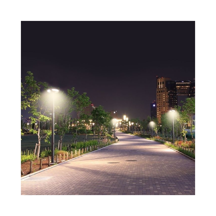 LED Päikesepaneeliga tänavalamp koos anduriga LED/10W/3,2V IP65 4000K 15000 mAh + kaugjuhtimispult