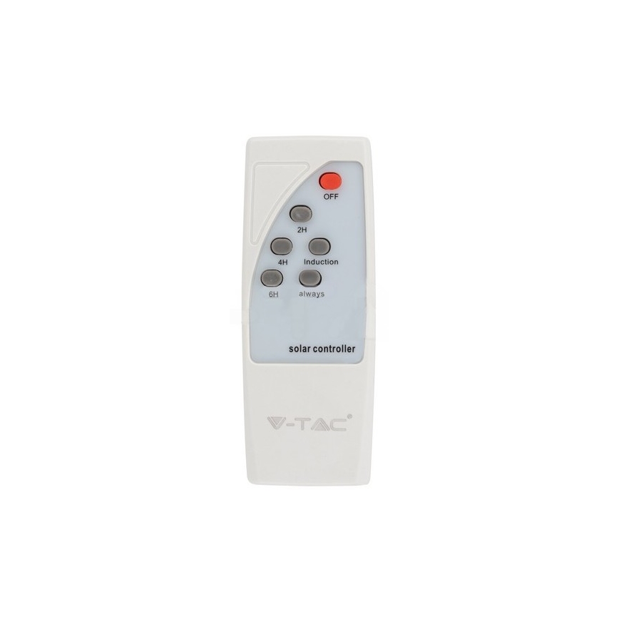 LED Päikesepaneeliga tänavalamp koos anduriga LED/10W/3,2V IP65 4000K 15000 mAh + kaugjuhtimispult