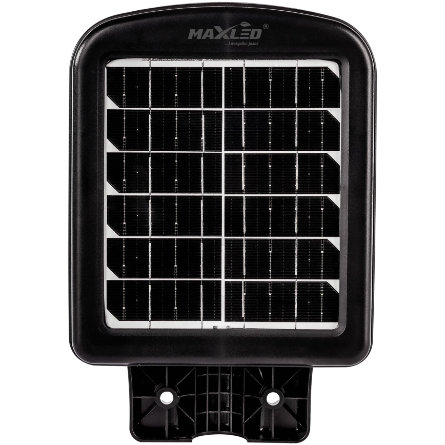LED Hämardatav päikesepaneeliga tänavavalgusti koos anduriga LED/150W/6V 6500K IP65 must + kaugjuhtimispult