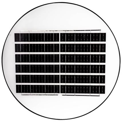 LED Hämardatav päikesepaneeliga tänavavalgusti koos anduriga LED/15W/6V 11000 mAh 6500K IP65 must + kaugjuhtimispult