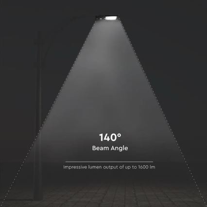 LED Päikesepaneeliga tänavalamp koos anduriga LED/15W/7,4V 4000K IP65 10800 mAh
