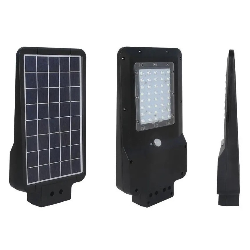 LED Päikesepaneeliga tänavalamp koos anduriga LED/15W/7,4V 6000K IP65 10800 mAh