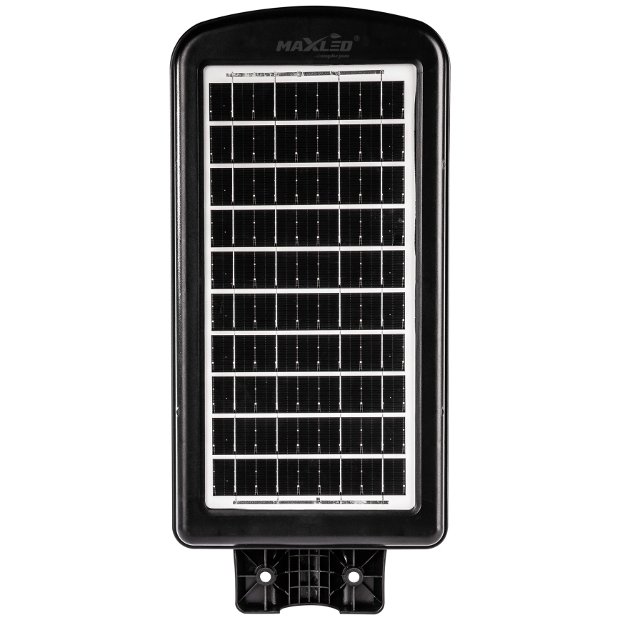 LED Hämardatav päikesepaneeliga tänavavalgusti koos anduriga LED/180W/6V 6500K IP65 must + kaugjuhtimispult