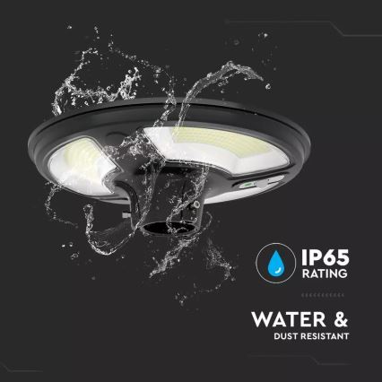 LED Päikesepaneeliga tänavalamp koos anduriga LED/7,5W/3,2V IP65 4000K 15000 mAh + kaugjuhtimispult