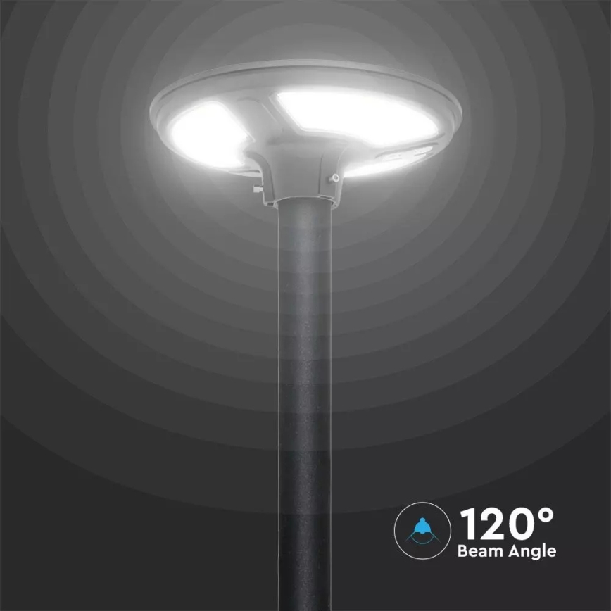 LED Päikesepaneeliga tänavalamp koos anduriga LED/7,5W/3,2V IP65 4000K 15000 mAh + kaugjuhtimispult