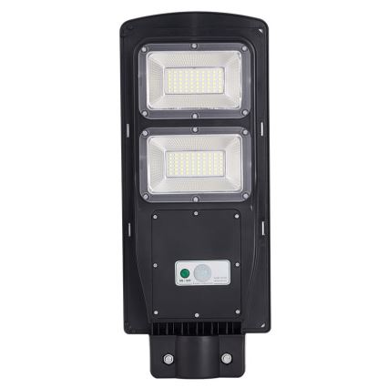 LED Päikesepaneeliga tänavalamp koos anduriga STREET 2xLED/6W/3,2V 12000 mAh IP65 + kaugjuhtimispult