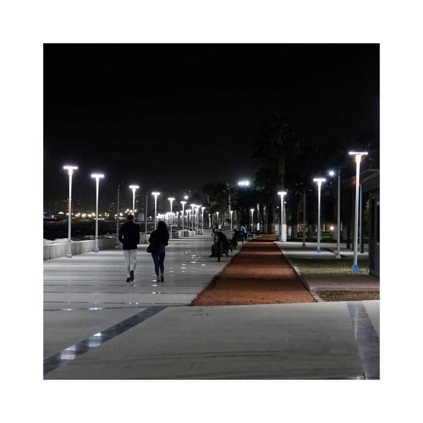 LED päikese tänavavalgusti anduriga LUVIA LED/15W/3,2V 4000K IP54 5400 mAh + kaugjuhtimispult