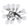 LED Päikesepaneeliga valguskett 10xLED/1W/1,2V 1xAA 2 m IP44 3000K 300 mAh