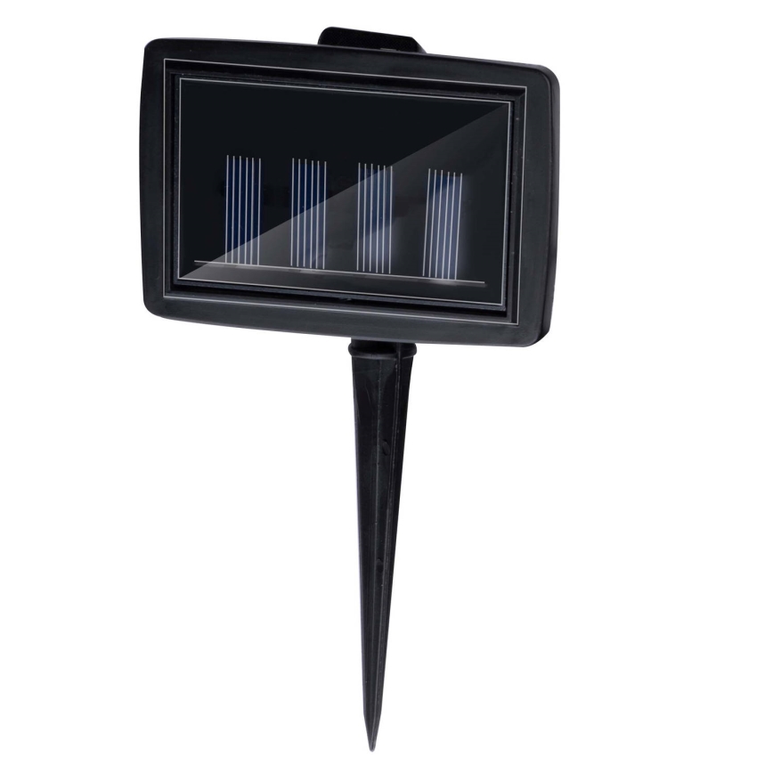 LED Päikesepaneeliga valguskett 3,8m 8xLED/1,2V
