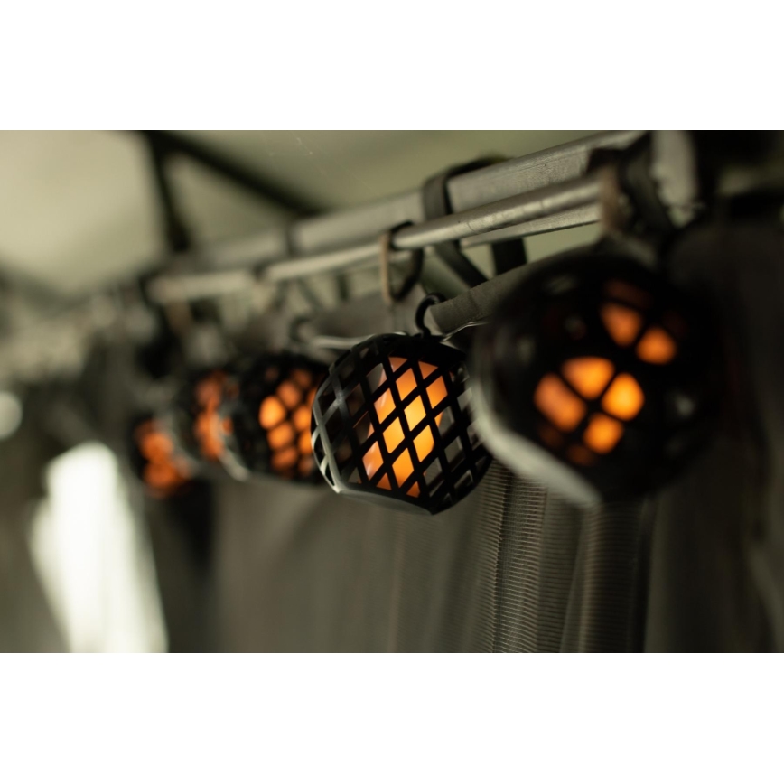 LED Päikesepaneeliga valguskett 60xLED/2m 400 mAh IP44