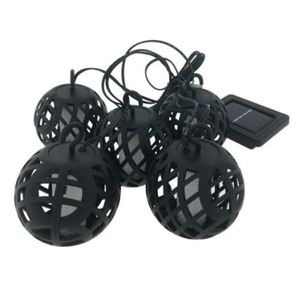 LED Päikesepaneeliga valguskett 60xLED/2m 400 mAh IP44
