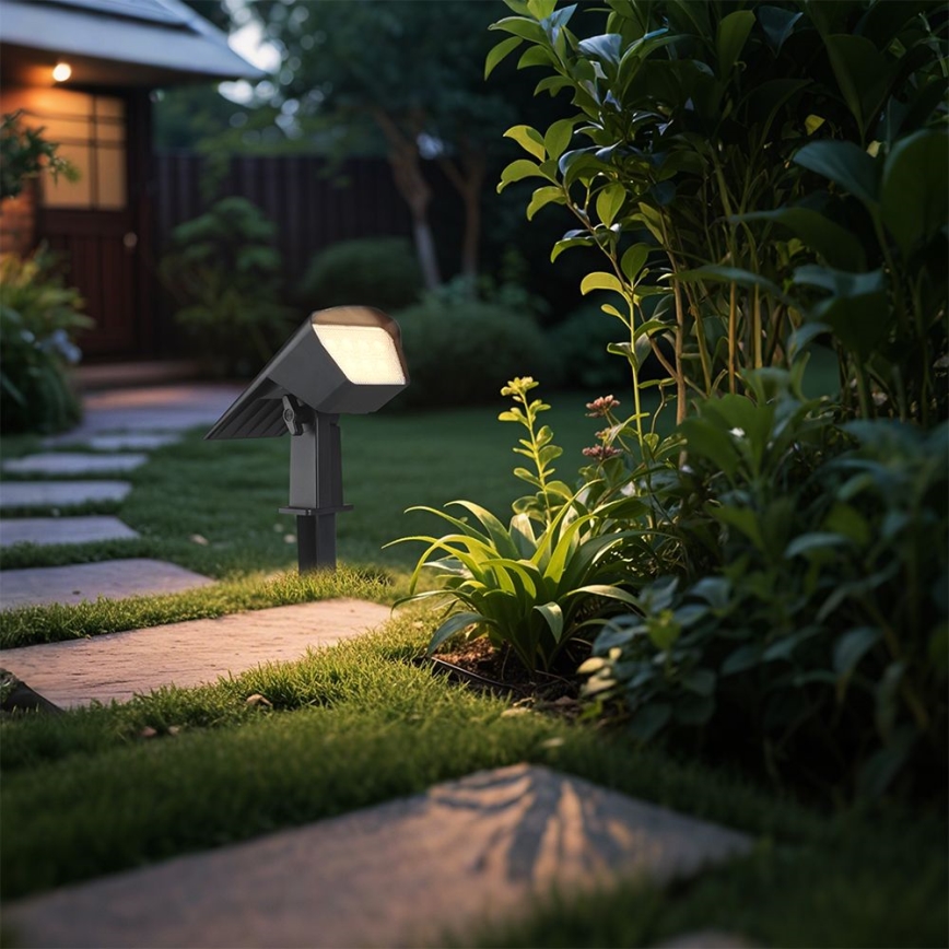 LED päikesepaneeliga valgusti 2-ühes LED/1,3W/3,7V 3000/4000/6400K IP65 1200 mAh