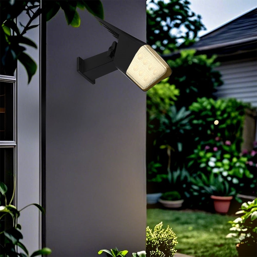 LED päikesepaneeliga valgusti 2-ühes LED/1,3W/3,7V 3000/4000/6400K IP65 1200 mAh