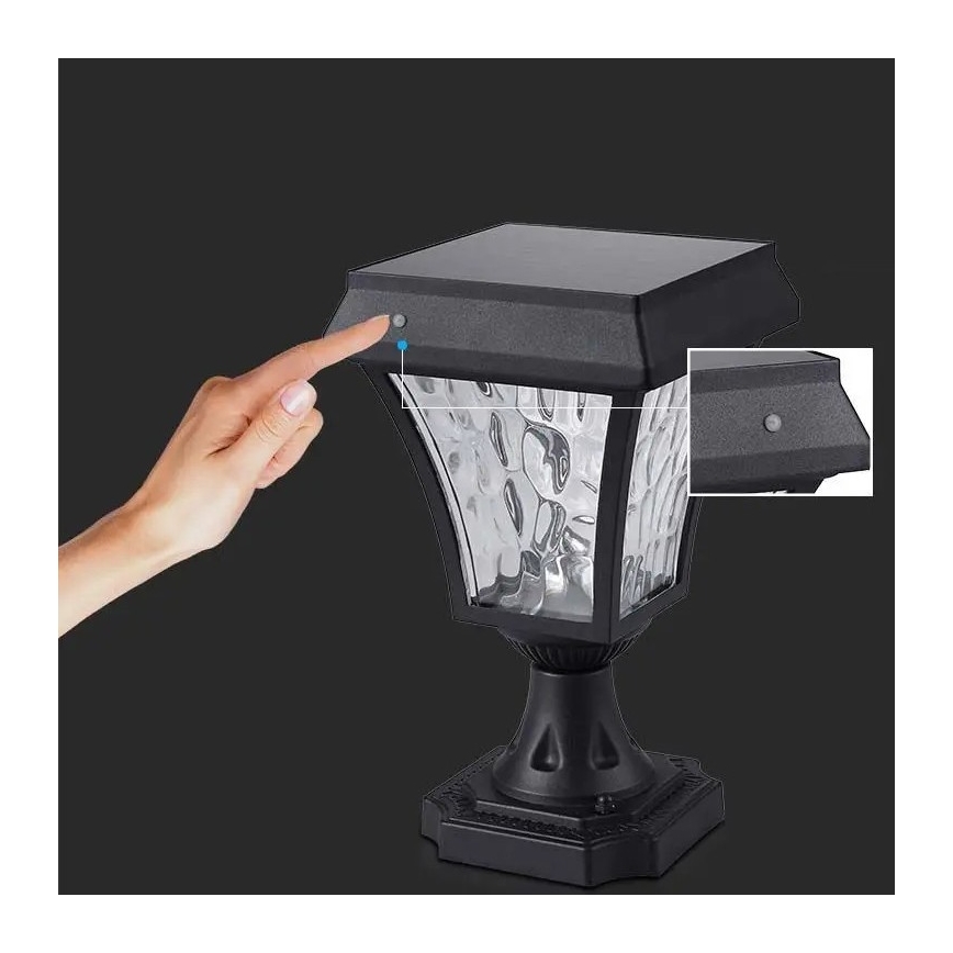 LED Päikesepaneeliga valgusti 3-ühes LED/2W/5,5V 3000K/6000K IP65 2200 mAh