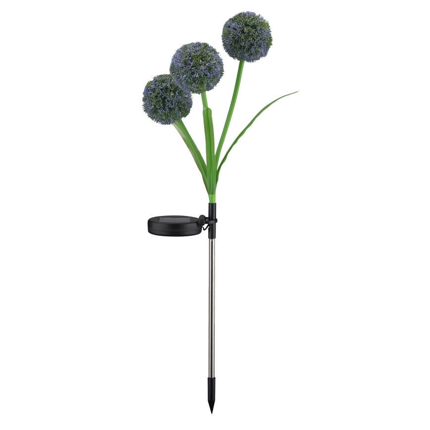 LED Päikesepaneeliga valgusti ALLIUM LED/1,2V 6500K 600 mAh IP44 must