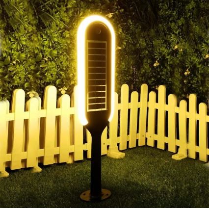 LED Päikesepaneeliga valgusti anduriga BOLLARD LED/5W/5,5V 70 cm 3000K IP65