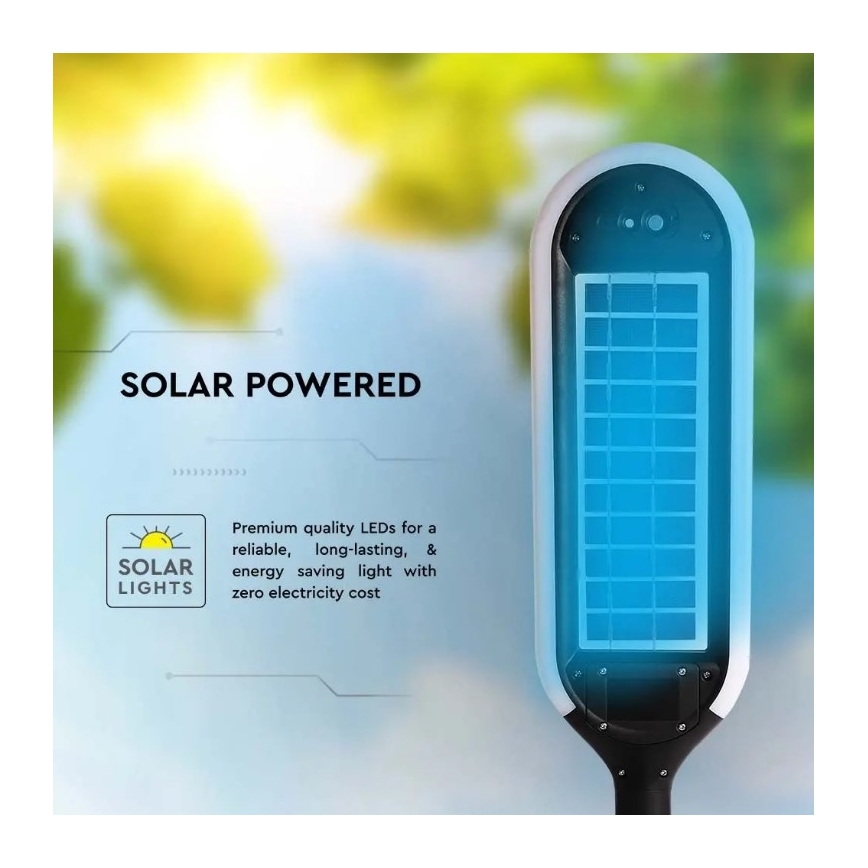 LED Päikesepaneeliga valgusti anduriga BOLLARD LED/5W/5,5V 70 cm 3000K IP65