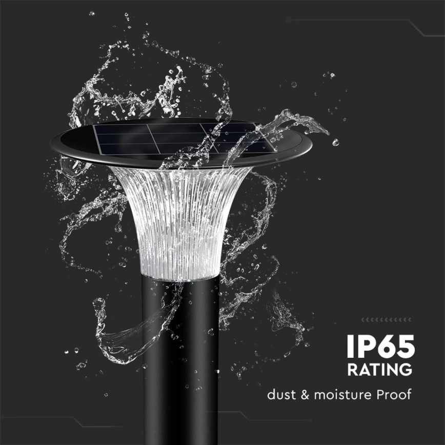LED Päikesepaneeliga valgusti anduriga LED/15W/3,2V 4000K/6000K IP65 6000 mAh