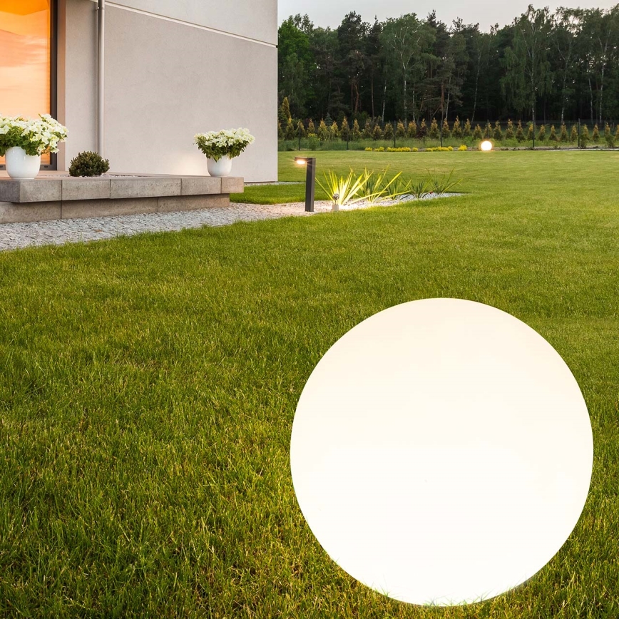 LED Päikesepaneeliga valgusti BALL LED/3,7V 2000 mAh d. 50 cm IP65 valge