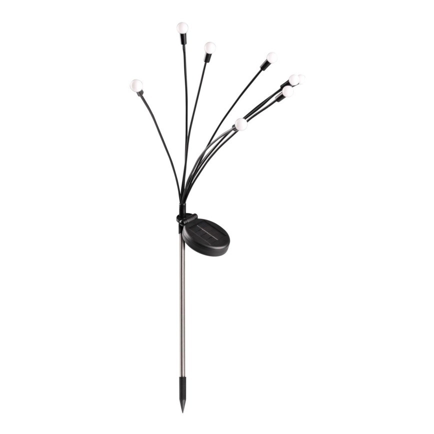 LED Päikesepaneeliga valgusti FIORINI 8xLED/1,2V 600 mAh IP44 must