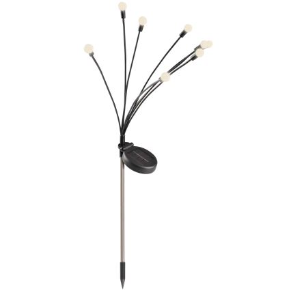 LED Päikesepaneeliga valgusti FIORINI 8xLED/1,2V 600 mAh IP44 must