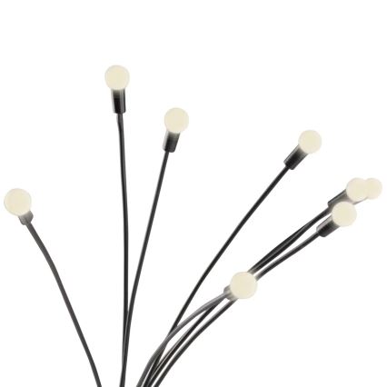LED Päikesepaneeliga valgusti FIORINI 8xLED/1,2V 600 mAh IP44 must