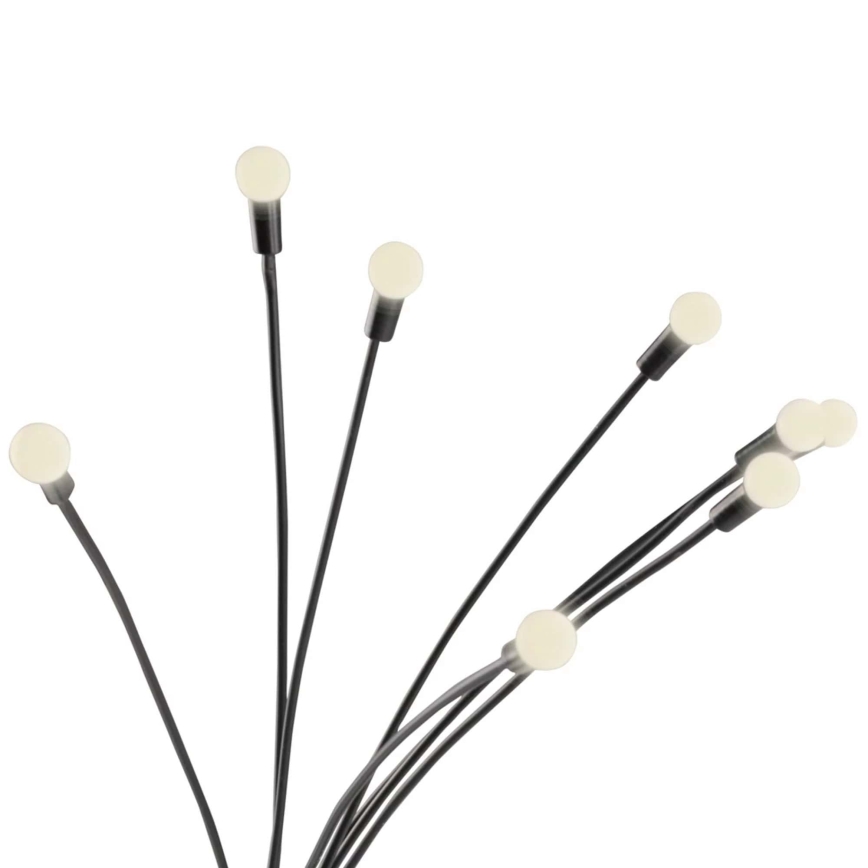 LED Päikesepaneeliga valgusti FIORINI 8xLED/1,2V 600 mAh IP44 must
