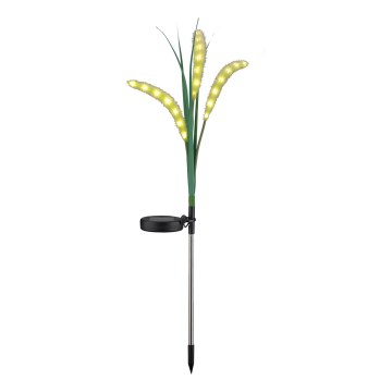 LED Päikesepaneeliga valgusti FLORA LED/1,2V 3000K 600 mAh IP44 must