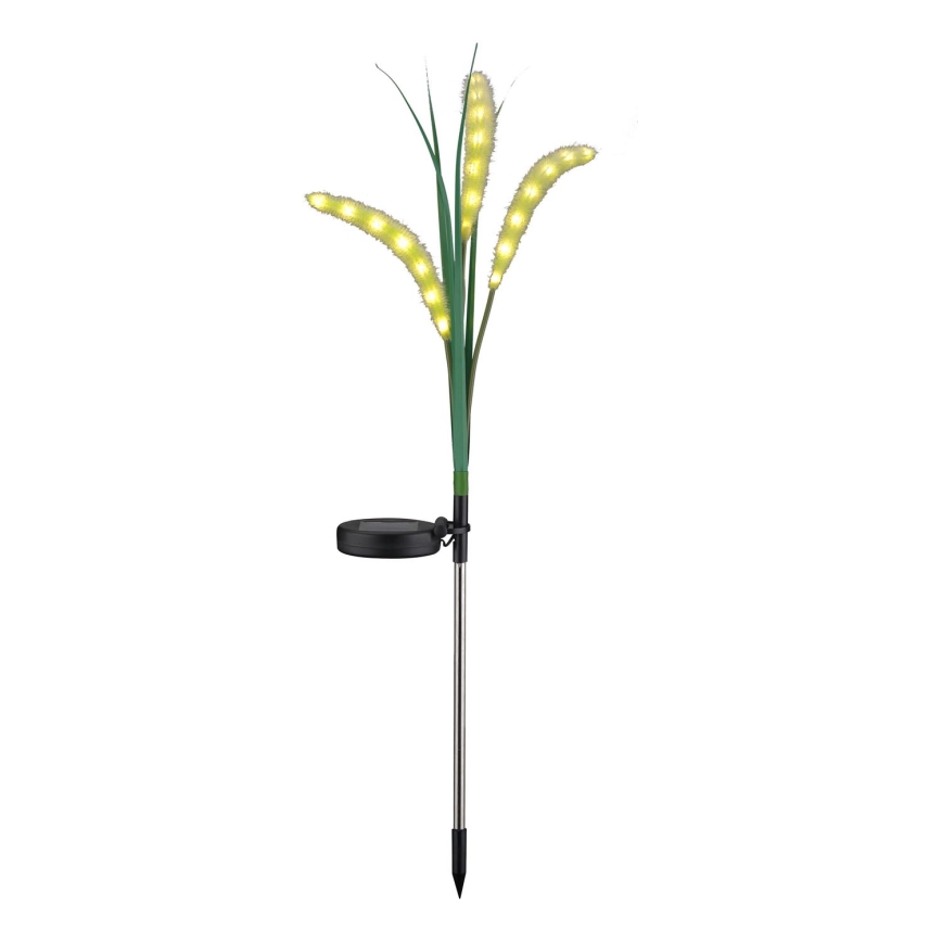 LED Päikesepaneeliga valgusti FLORA LED/1,2V 3000K 600 mAh IP44 must
