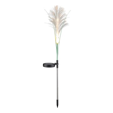 LED Päikesepaneeliga valgusti GRASS LED/1,2V 3000K 600 mAh IP44 must