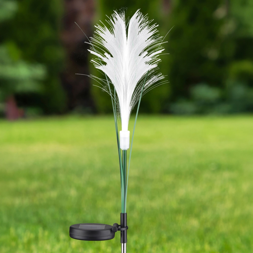 LED Päikesepaneeliga valgusti GRASS LED/1,2V 3000K 600 mAh IP44 must