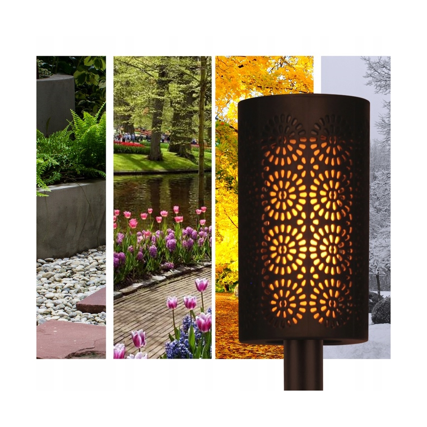 LED Päikesepaneeliga valgusti hämardusanduriga LED/2V IP44