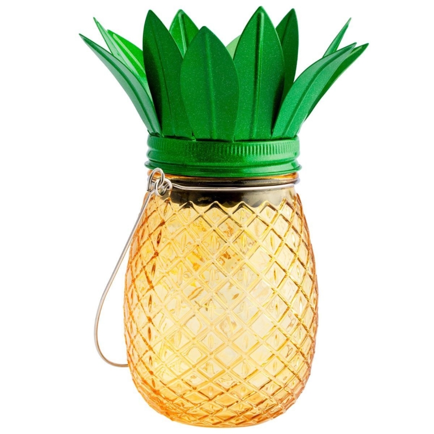 LED Päikesepaneeliga valgusti JAR LED/1,2V 150 mAh IP44 ananass