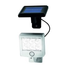 LED Päikesepaneeliga valgusti koos liikumis- ja videvikuanduriga LED/3xAA IP44