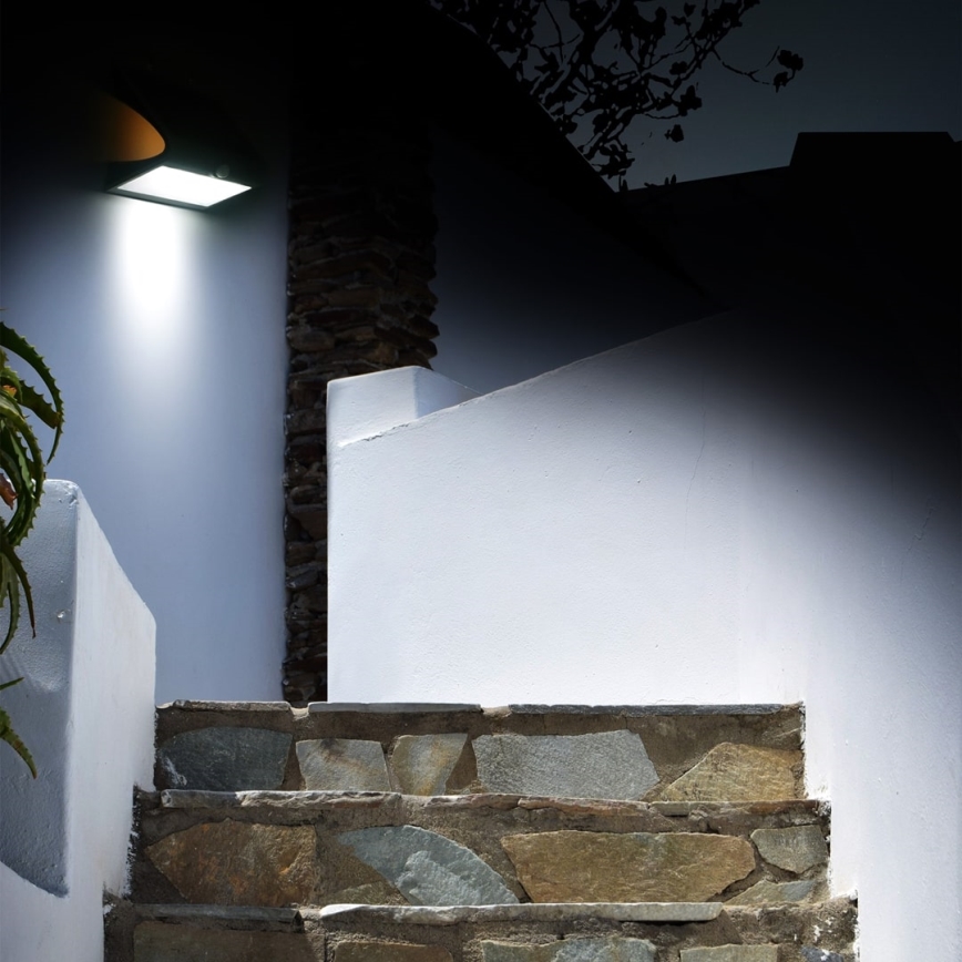 LED Päikesepaneeliga valgusti koos liikumisanduriga LED/6,8W/4000 mAh 3,7V IP65
