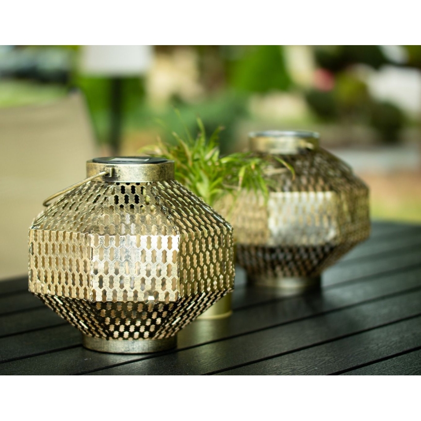 LED Päikesepaneeliga valgusti LAURA 1xE27/1,2V 300 mAh IP44