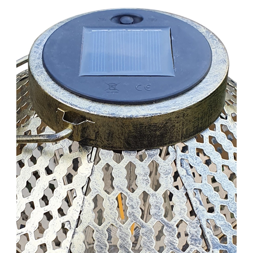 LED Päikesepaneeliga valgusti LAURA 1xE27/1,2V 300 mAh IP44