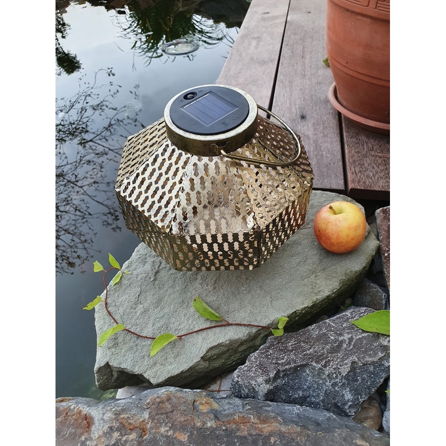 LED Päikesepaneeliga valgusti LAURA 1xE27/1,2V 300 mAh IP44
