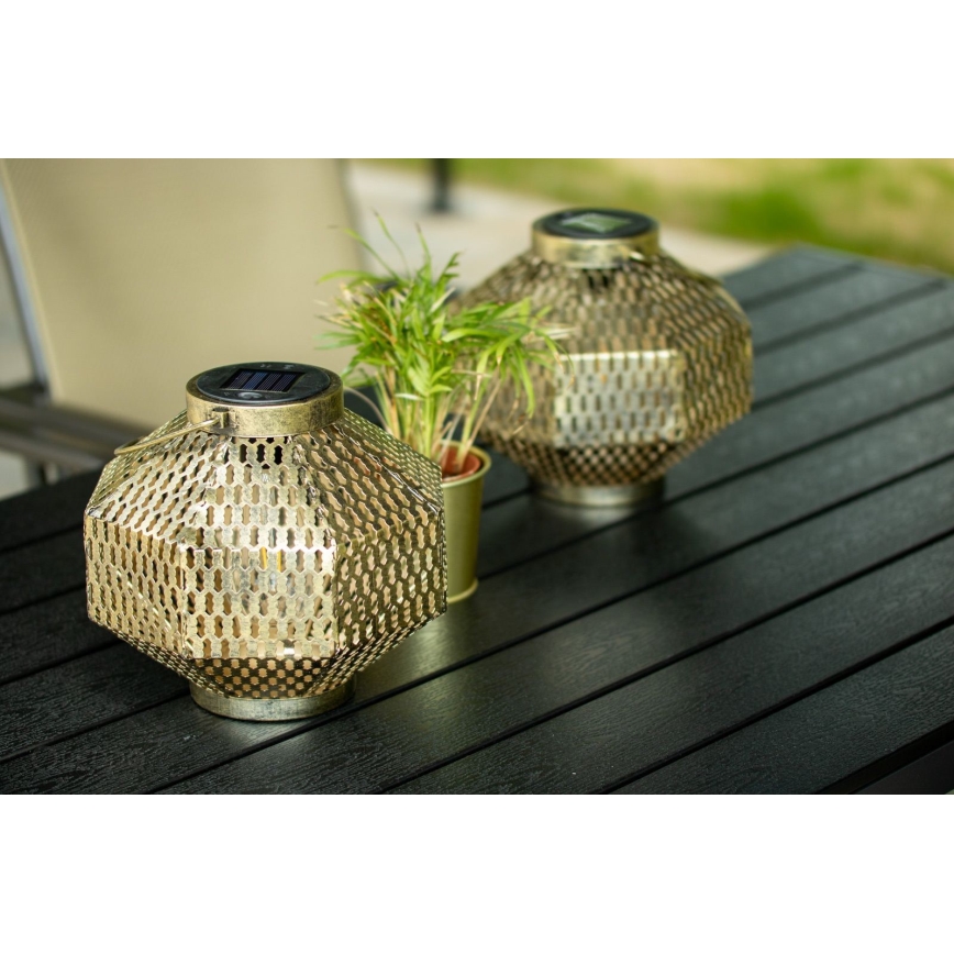 LED Päikesepaneeliga valgusti LAURA 1xE27/1,2V 300 mAh IP44